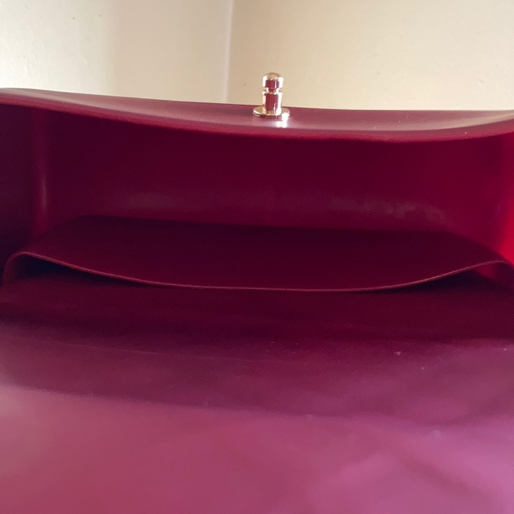 Handbag Jelly Handbag Stunning Deep Red - Picture 7 of 10